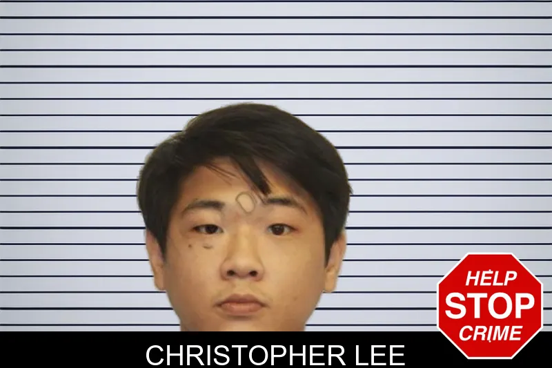 Christopher Lee mugshot
