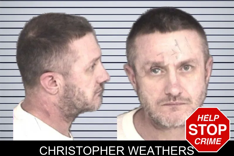 Christopher Weathers mugshot
