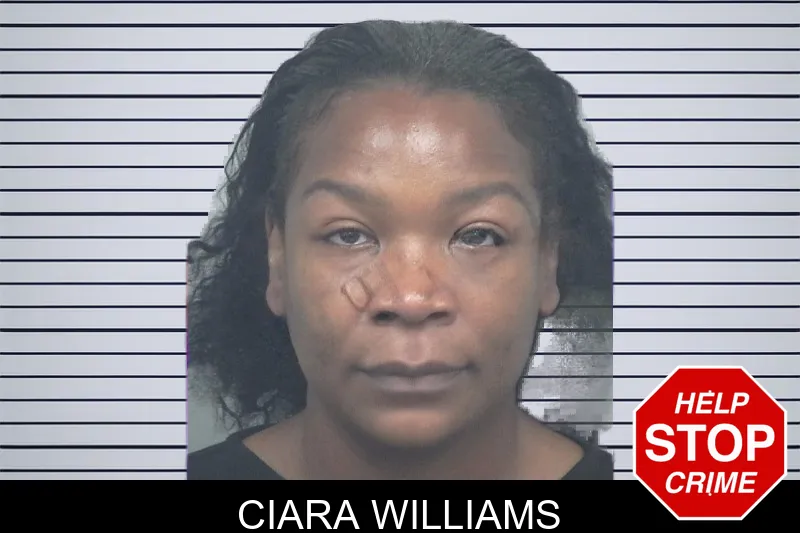 Ciara Williams mugshot