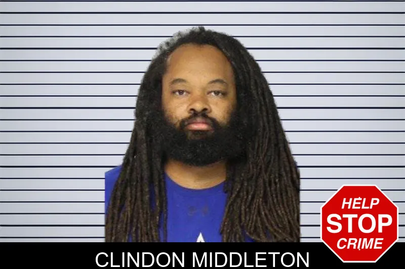 Clindon Middleton mugshot – Hall County , Georgia Clindon Middleton mugshot