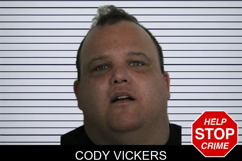 Cody Vickers mugshot