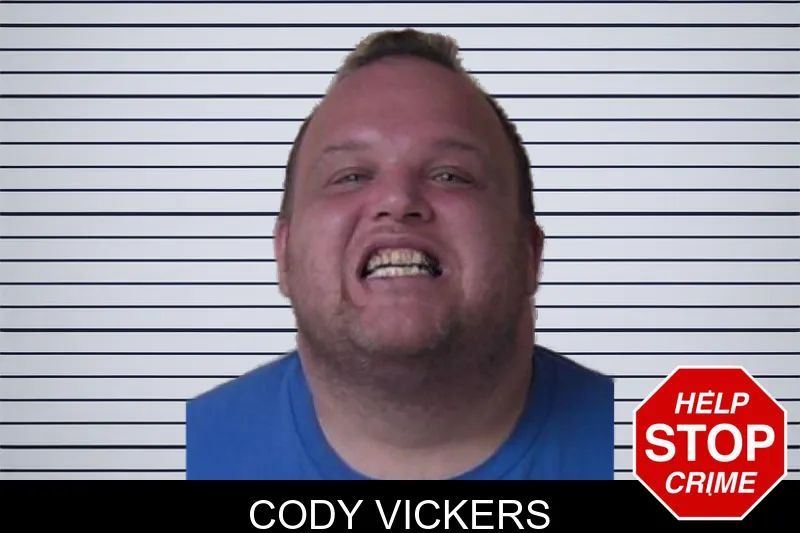 Cody Vickers mugshot