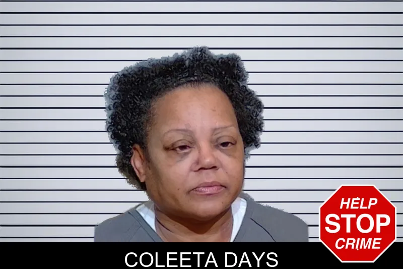 Coleeta Days mugshot – Glynn County , Georgia Coleeta Days mugshot
