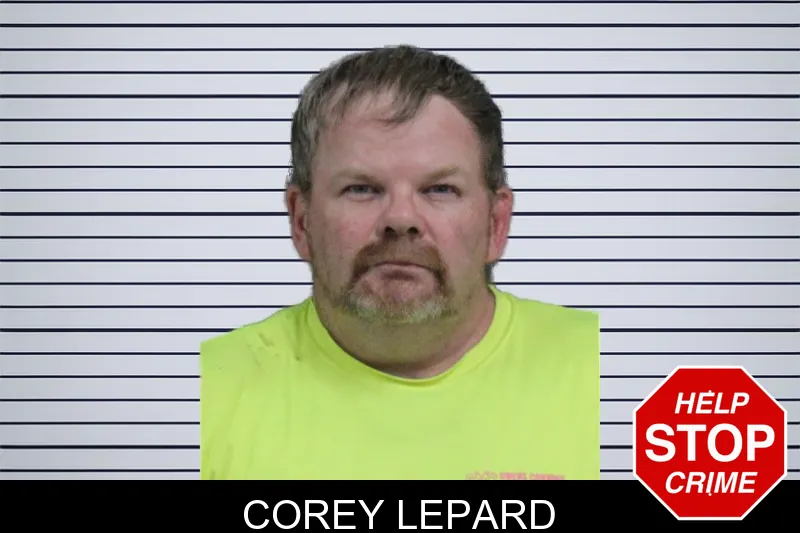 Corey Lepard mugshot