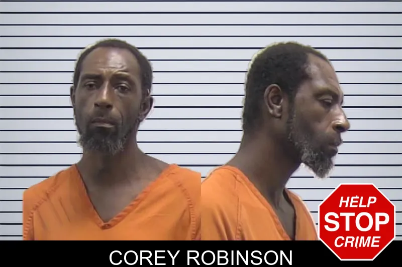 Corey Robinson mugshot