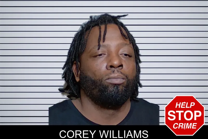 Corey Williams mugshot