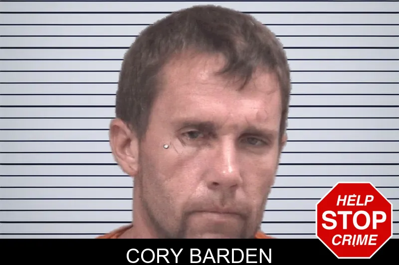 Cory Barden mugshot