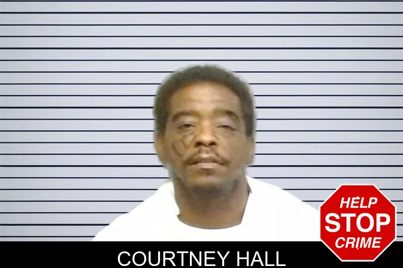 Courtney Hall mugshot