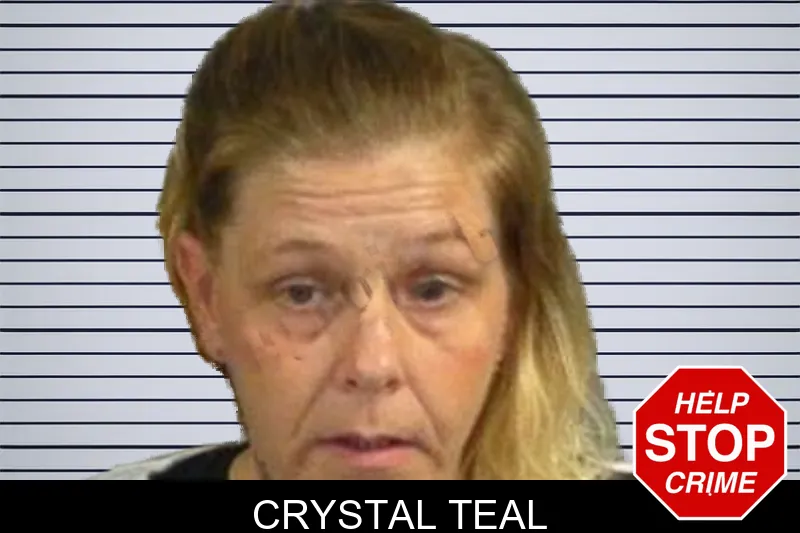 Crystal Teal mugshot