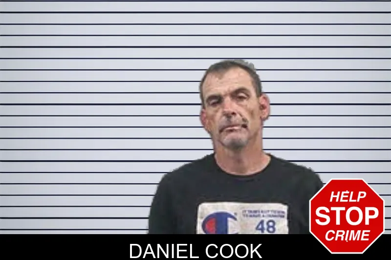 Daniel Cook mugshot