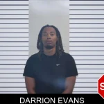 Darrion Evans mugshot