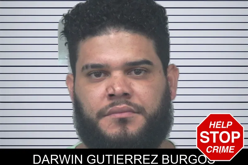 Darwin Gutierrez Burgos mugshot