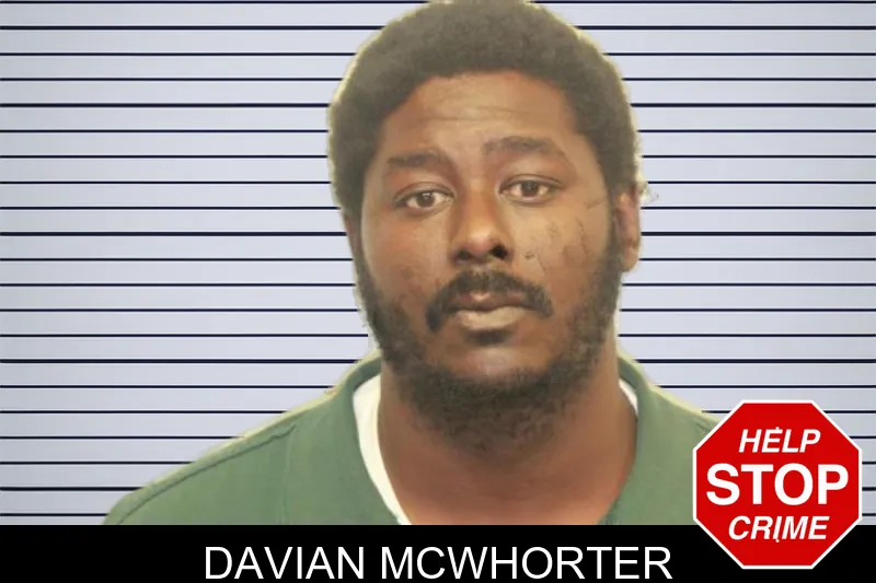 Davian McWhorter mugshot