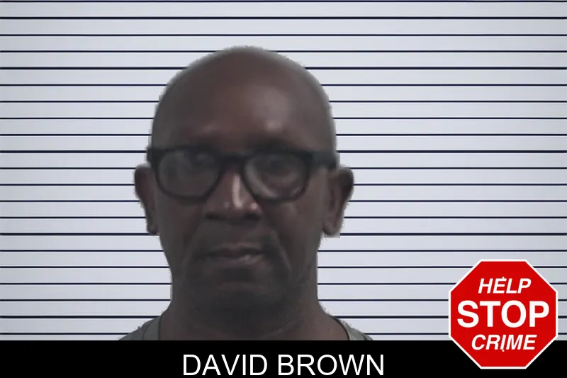 David Brown mugshot