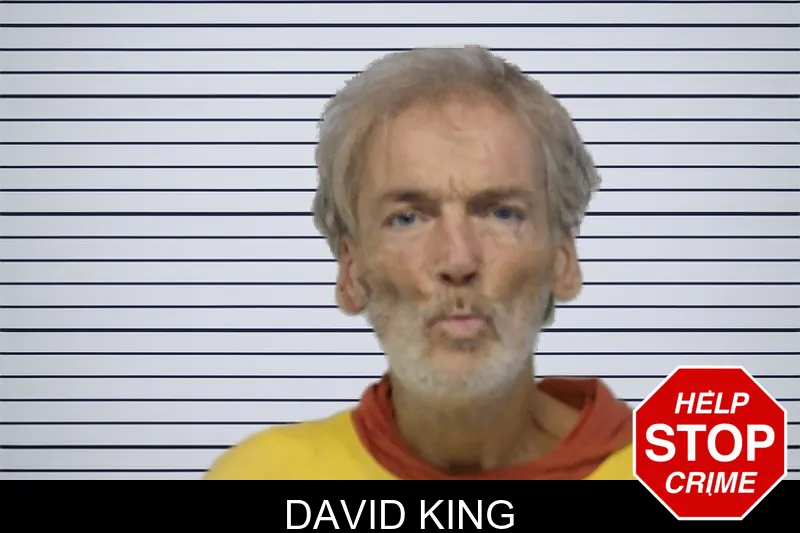 David King mugshot