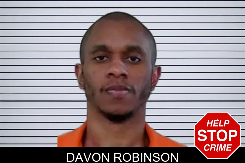 Davon Robinson mugshot