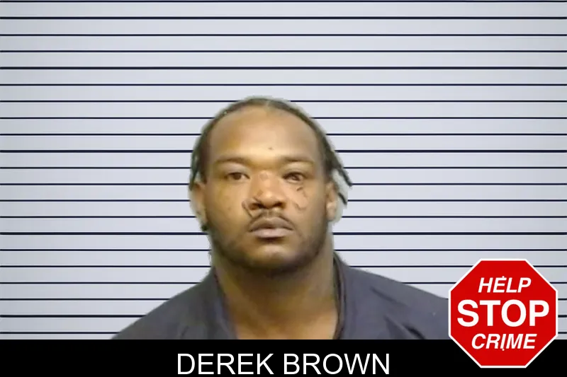 Derek Brown mugshot