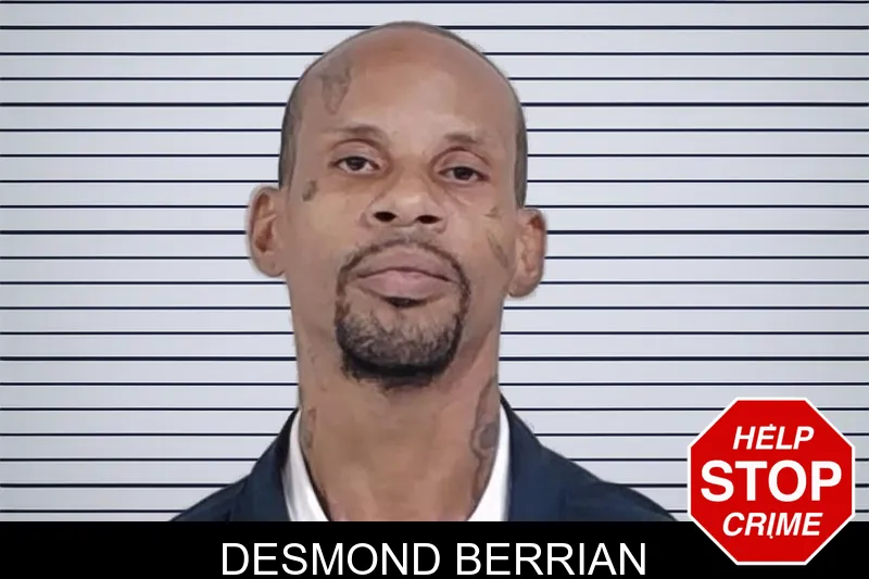 Desmond Berrian mugshot
