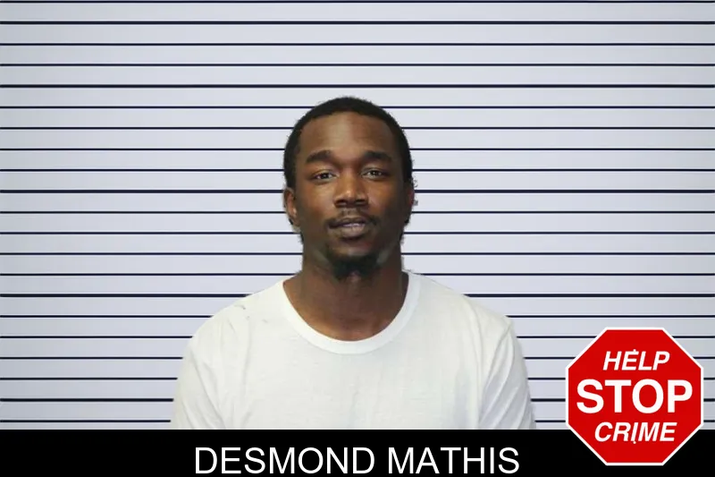 Desmond Mathis mugshot – Thomas County , Georgia Desmond Mathis mugshot
