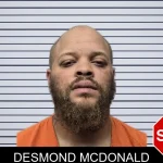 Desmond McDonald mugshot – Dade County , Georgia Desmond McDonald mugshot