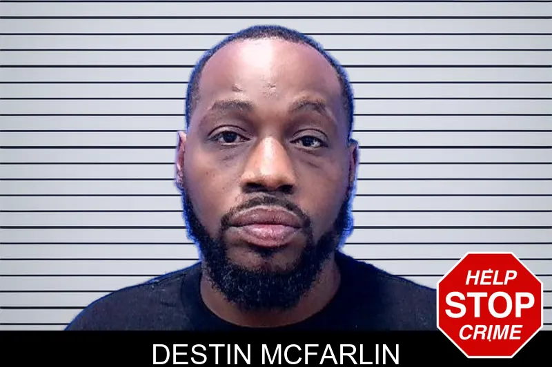 Destin McFarlin mugshot