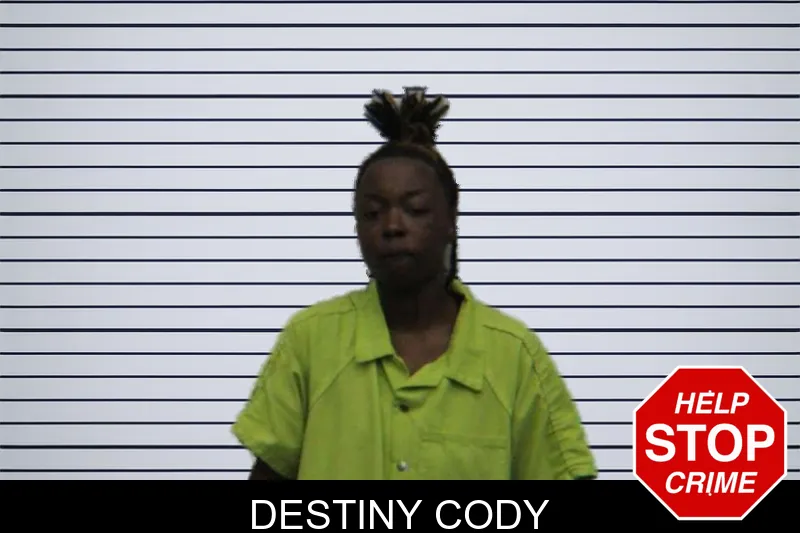 Destiny Cody mugshot