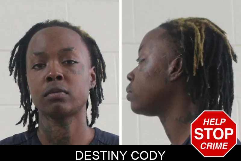Destiny Cody mugshot