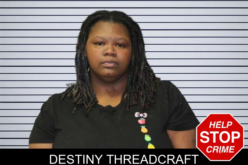 Destiny Threadcraft mugshot – Thomas County , Georgia Destiny Threadcraft mugshot