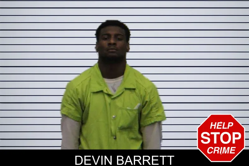 Devin Barrett mugshot