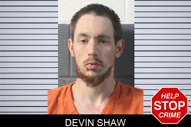 Devin Shaw mugshot