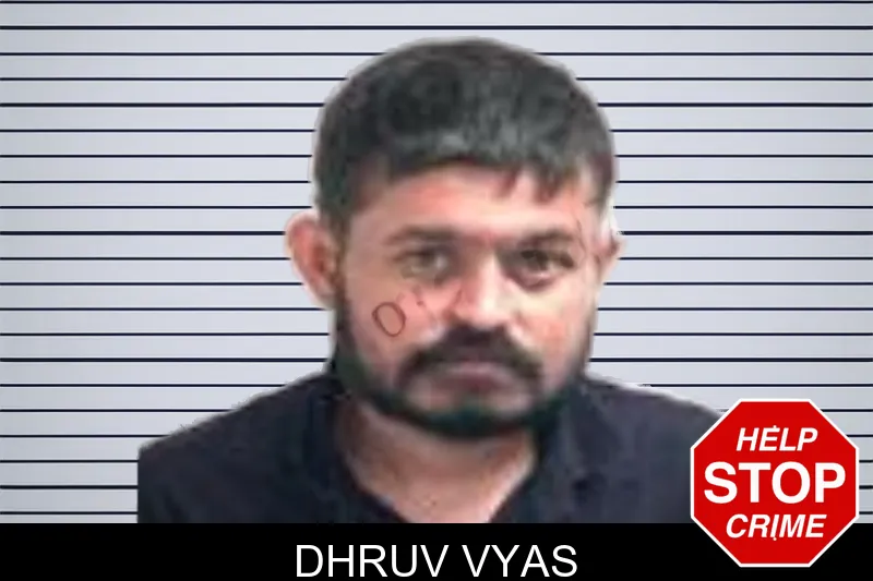 Dhruv Vyas mugshot