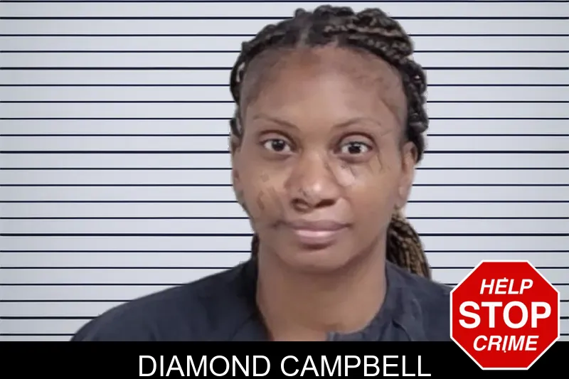 Diamond Campbell mugshot – Lowndes County , Georgia Diamond Campbell mugshot
