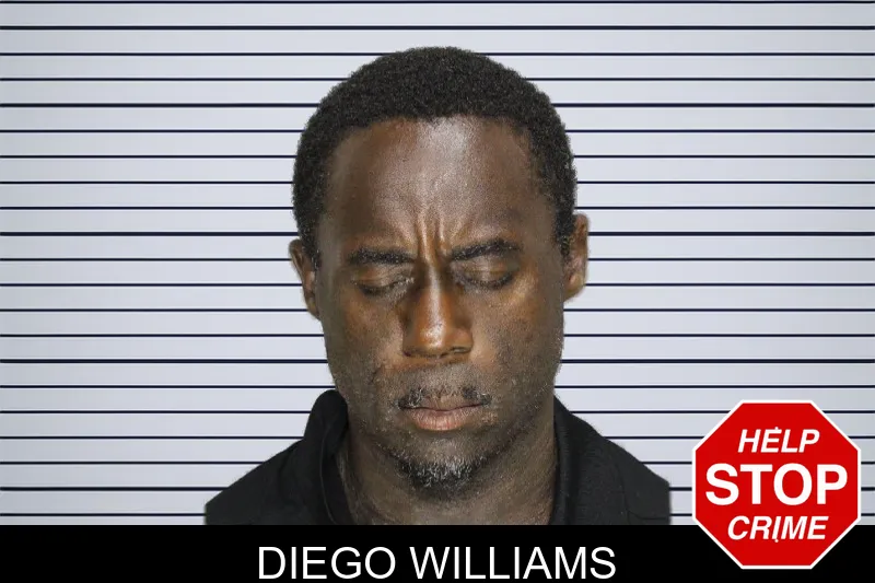 Diego Williams mugshot