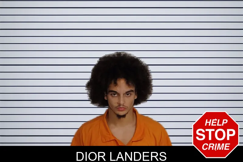 Dior Landers mugshot