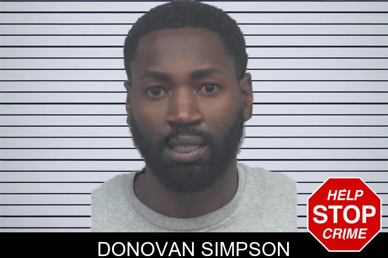 Donovan Simpson mugshot