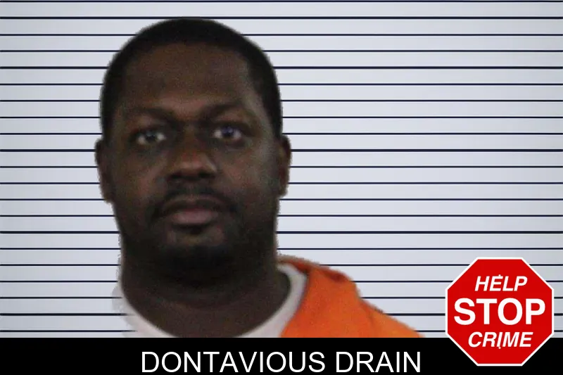 Dontavious Drain mugshot – Lamar County , Georgia Dontavious Drain mugshot