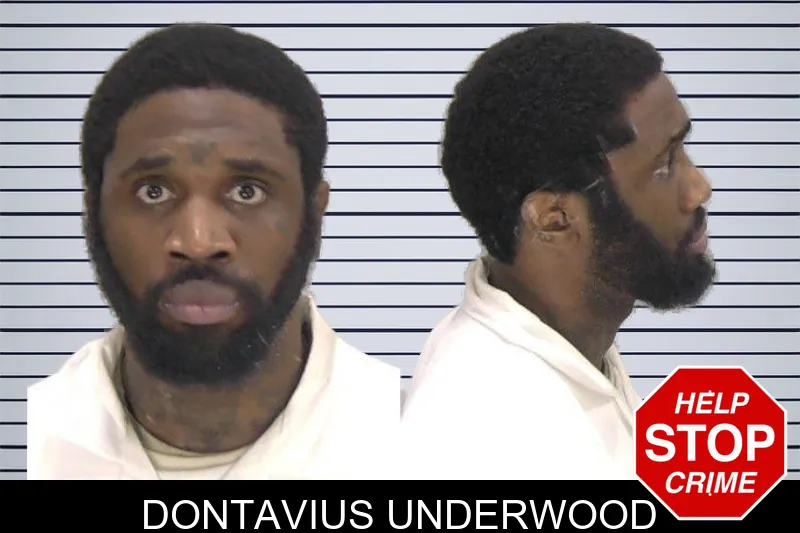 Dontavius Underwood mugshot