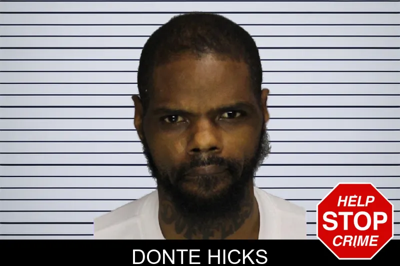 Donte Hicks mugshot