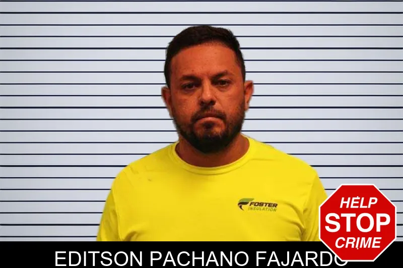 Editson Pachano Fajardo mugshot
