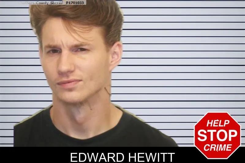 Edward Hewitt mugshot