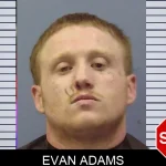 Evan Adams mugshot