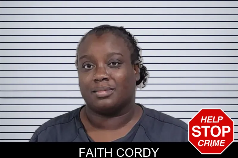Faith Cordy mugshot