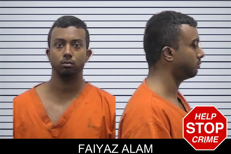 Faiyaz Alam mugshot