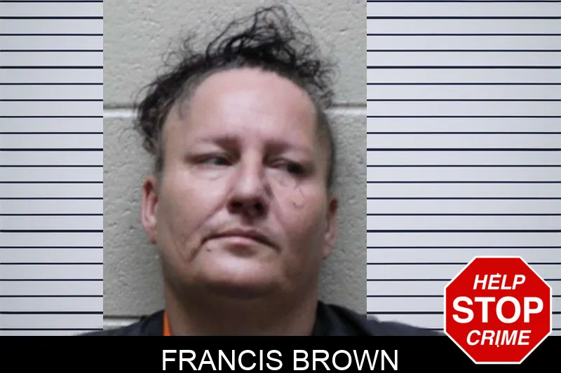 Francis Brown mugshot