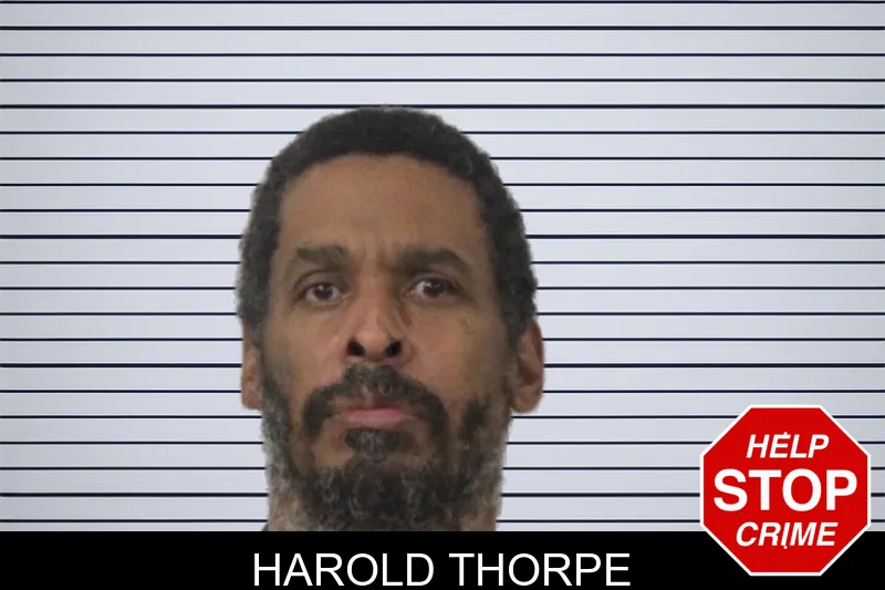 Harold Thorpe mugshot