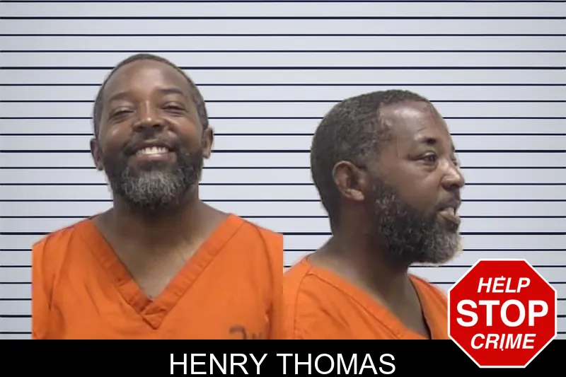 Henry Thomas mugshot