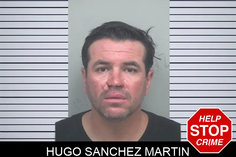 Hugo Sanchez Martin mugshot