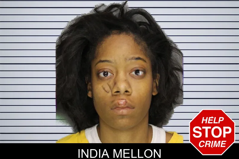 India Mellon mugshot – Cobb County , Georgia India Mellon mugshot