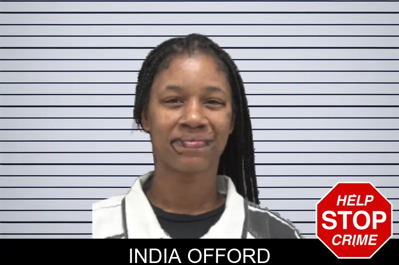 India Offord mugshot