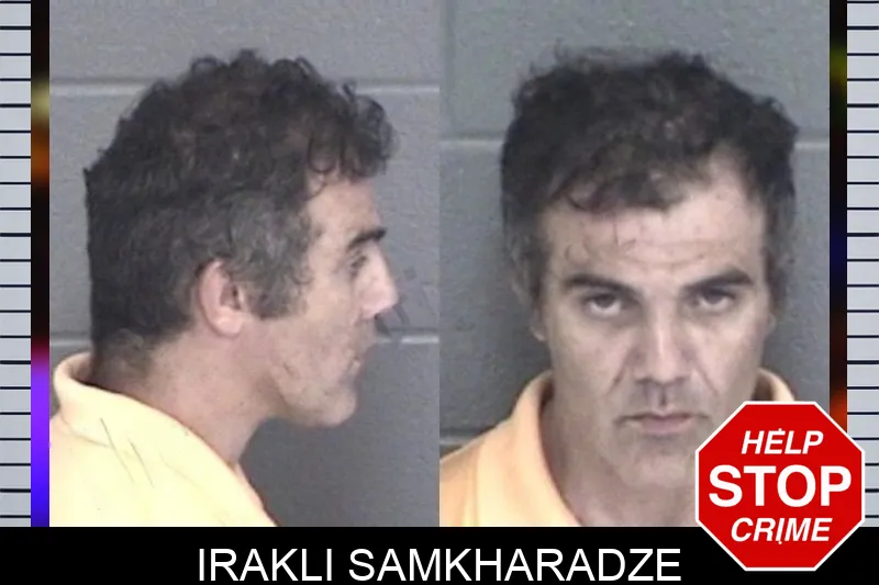 Irakli Samkharadze mugshot